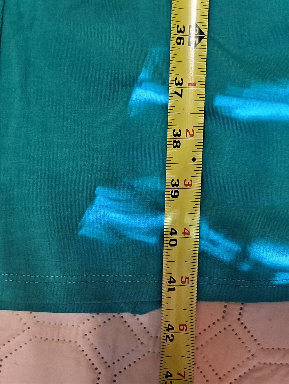 Lane Bryant  Teal V-Neck Sleeveless Eyelet Dress Sz 28 NWT - Picture 2 of 7